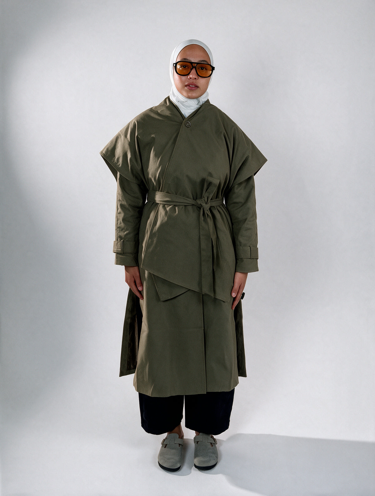Trench long & cape