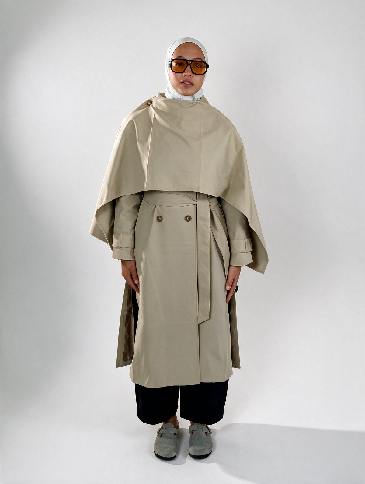 Trench long & cape