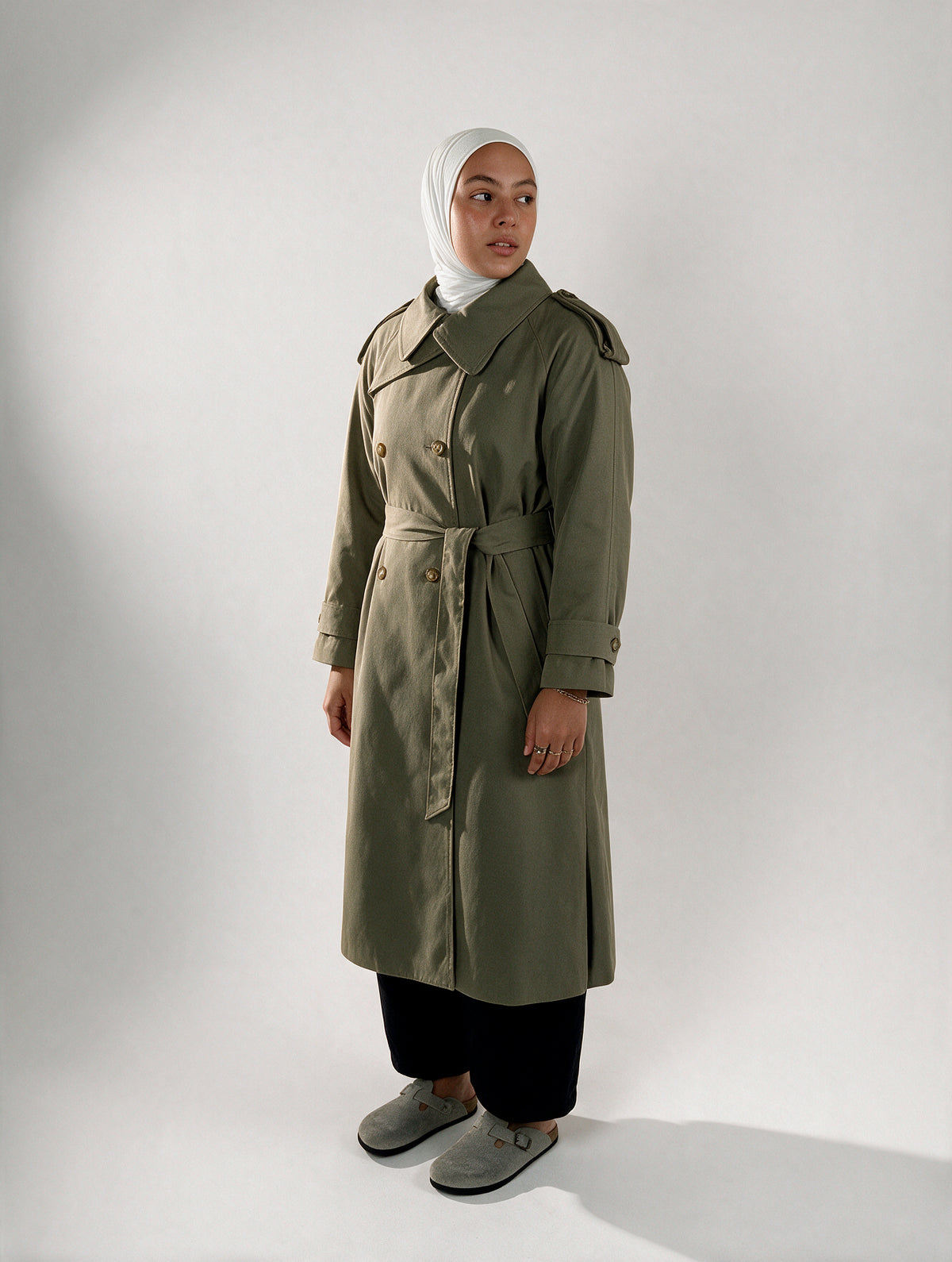 Trench long & cape